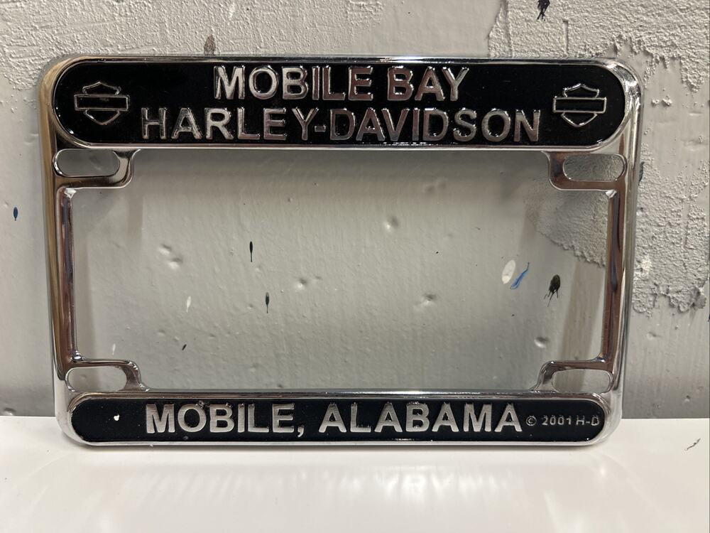 Harley Davidson Mobile, Alabama Motorcycle License Plate Frame